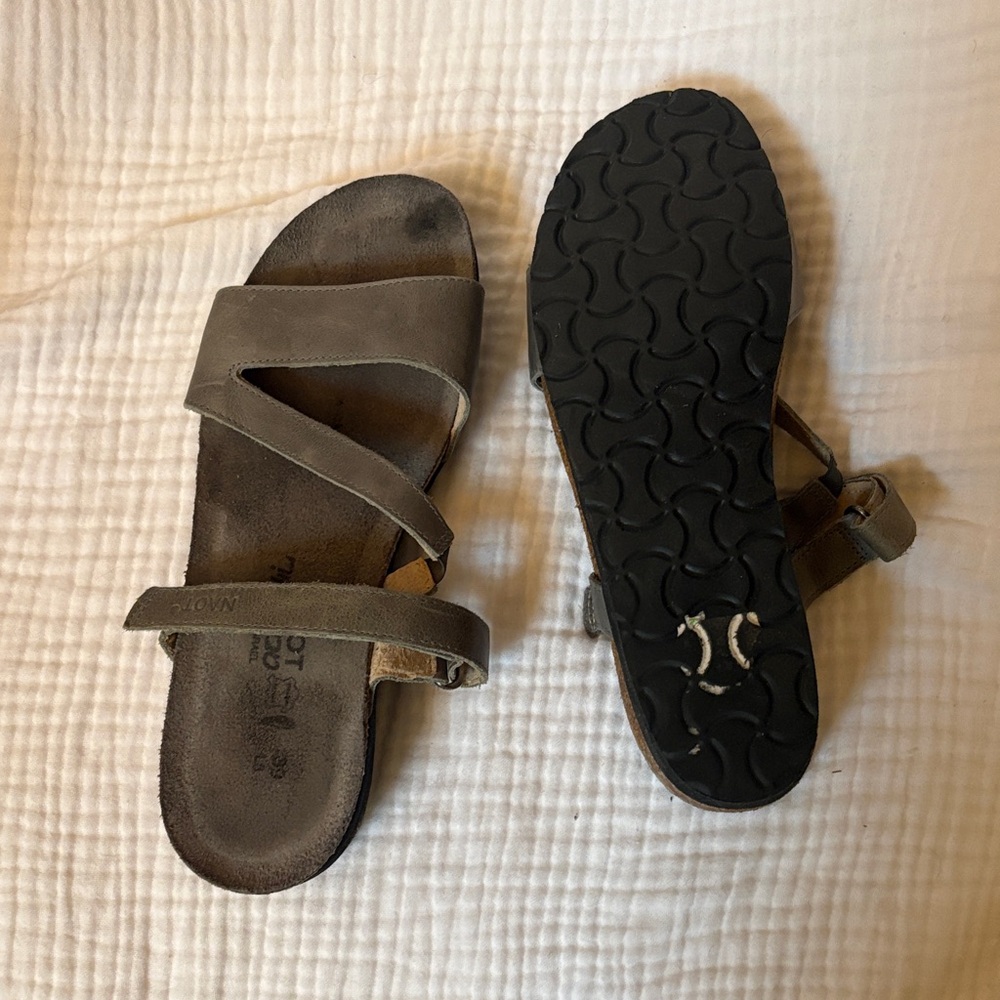 Naot Tan Strappy Sandals